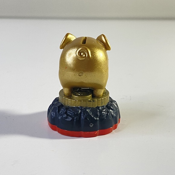 Activision Skylanders Gold Pig Piggy Bank Figure With Dark Base - Picture 3 of 8